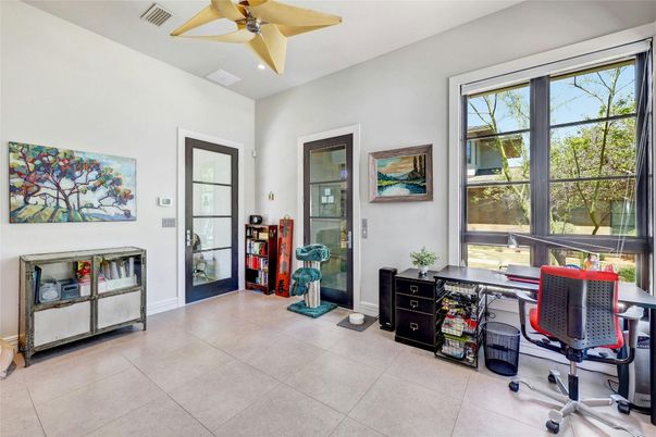 Home Office, Interior, Recessed Lighting