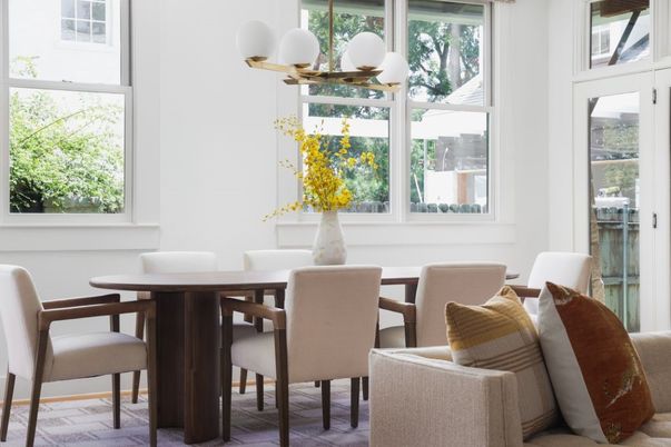 Dining room, Interior, Pendant Lights