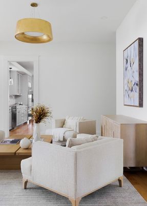 Interior, Kitchen, Living room, Pendant Lights, Wood Texture Flooring