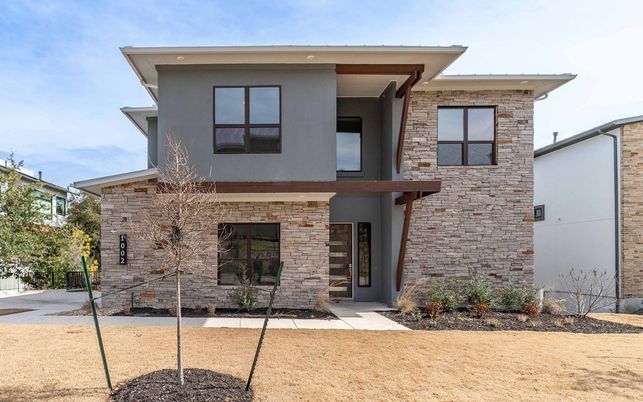 Exterior, Facade, Brick Facade, Modern