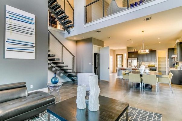 Dining room, Interior, Kitchen, Pendant Lights, Recessed Lighting