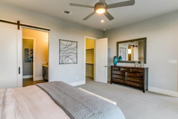 Bedroom, Interior, Recessed Lighting