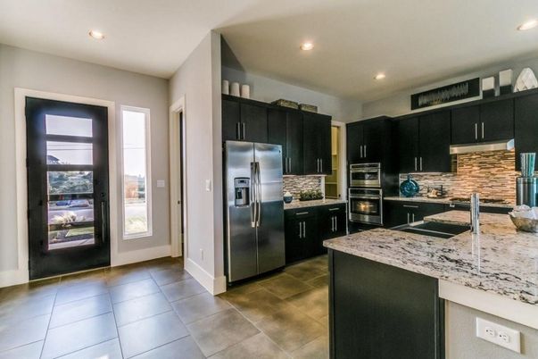 Interior, Kitchen, Recessed Lighting, Stainless Steel Appliances