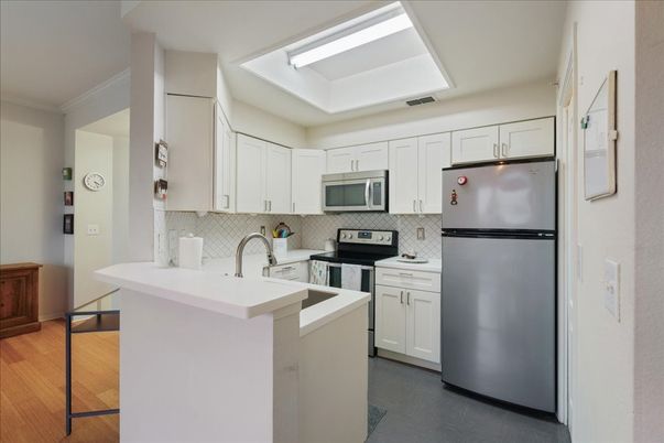 Interior, Kitchen, Wood Texture Flooring