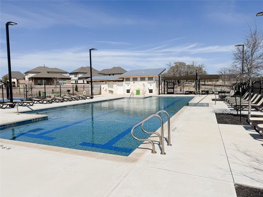 Exterior, Pool, Solar Panels