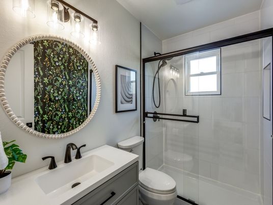 Bathroom, Glass Shower, Interior