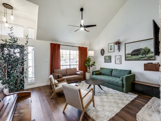 Interior, Living room, Pendant Lights, Wood Texture Flooring