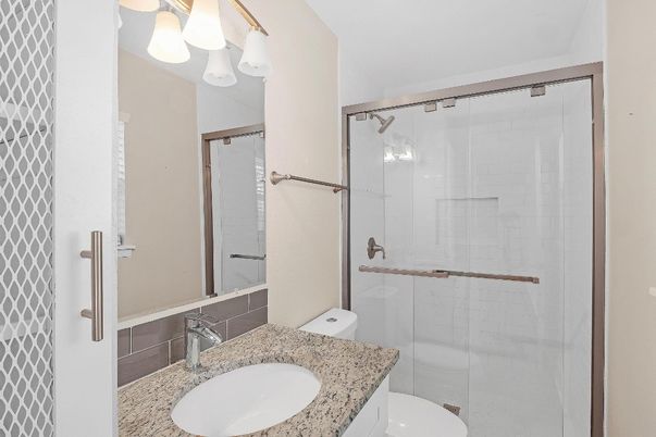 Bathroom, Glass Shower, Interior