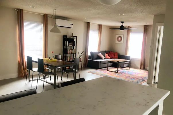 Dining room, Interior, Living room, Pendant Lights