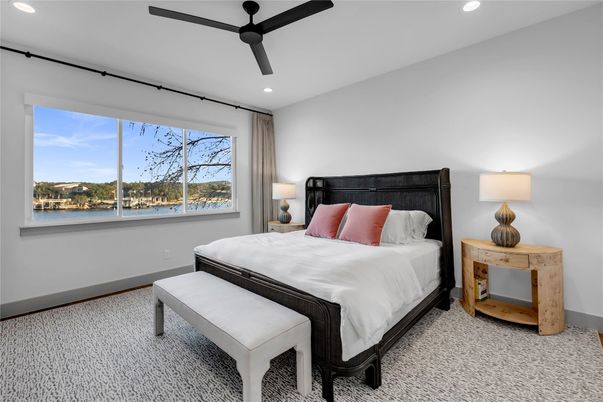 Bedroom, Interior, Recessed Lighting
