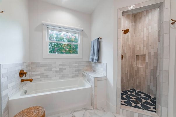 Bathroom, Glass Shower, Interior, Marble
