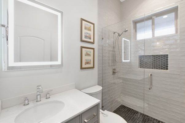 Bathroom, Glass Shower, Interior