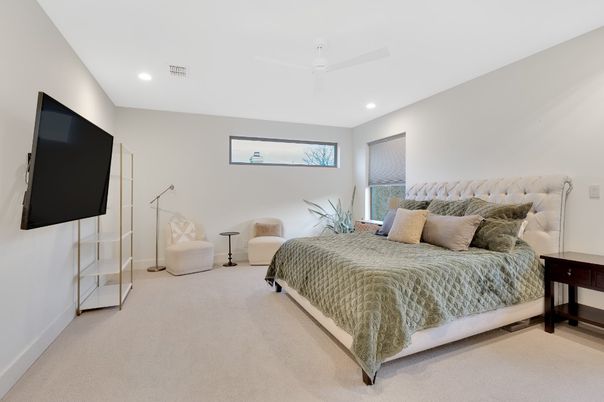 Bedroom, Interior, Recessed Lighting