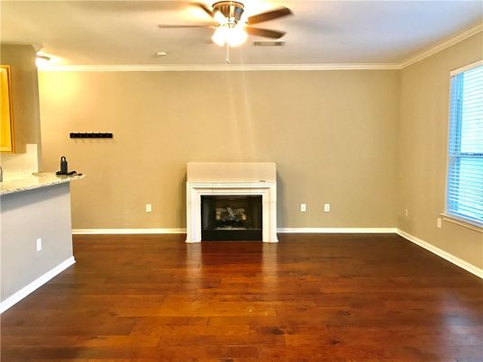 Empty room, Fireplace, Interior, Wood Texture Flooring