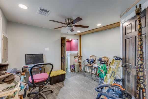 Home Office, Interior, Recessed Lighting