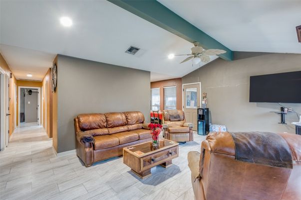 Interior, Living room, Recessed Lighting