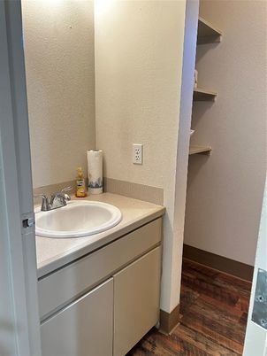 Bathroom, Interior, Wood Texture Flooring