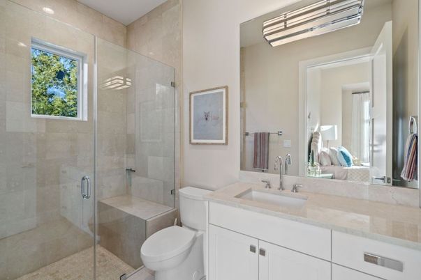 Bathroom, Glass Shower, Interior
