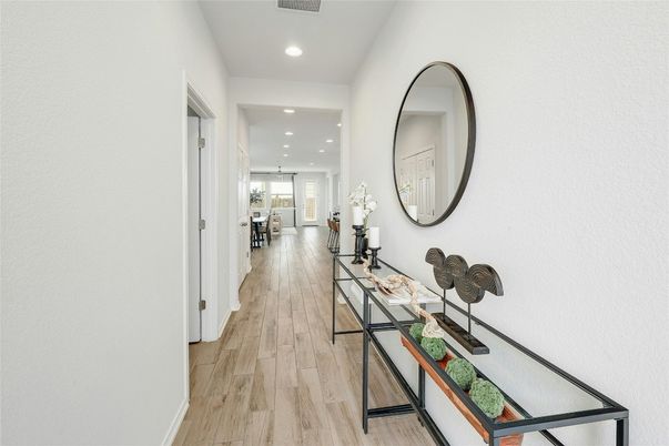Interior, Recessed Lighting, Wood Texture Flooring