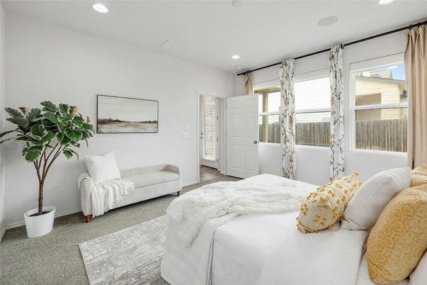Bedroom, Interior, Recessed Lighting