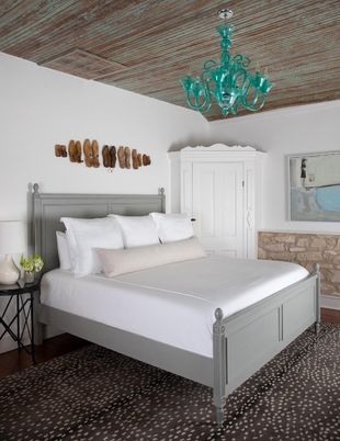 Bedroom, Chandelier, Interior