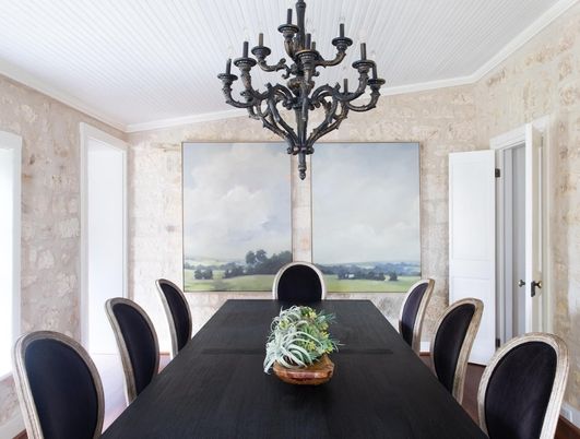 Chandelier, Dining room, Interior