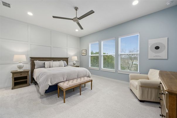 Bedroom, Interior, Recessed Lighting