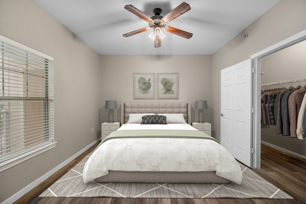Bedroom, Interior, Wood Texture Flooring
