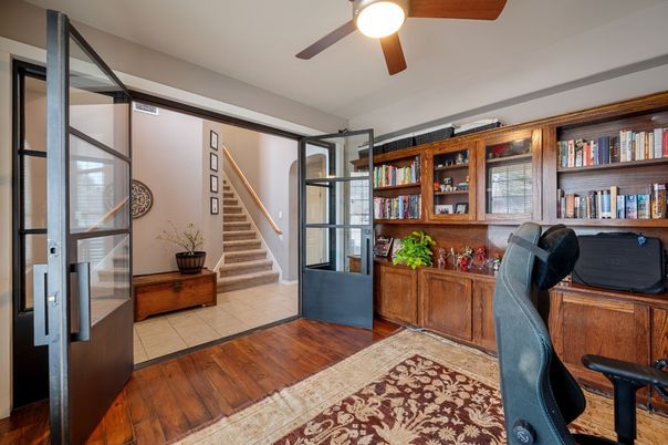 Home Office, Interior, Wood Texture Flooring