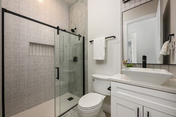 Bathroom, Glass Shower, Interior