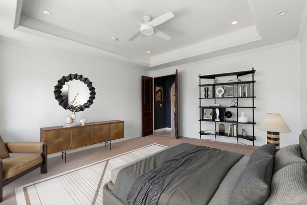 Bedroom, Interior, Recessed Lighting