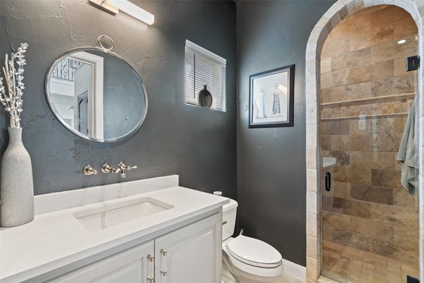 Bathroom, Glass Shower, Interior