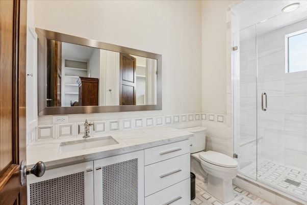 Bathroom, Glass Shower, Interior