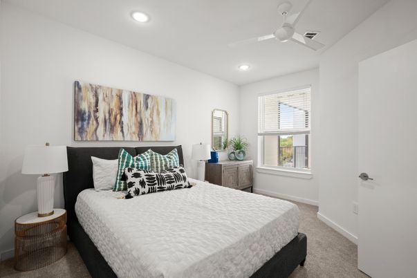 Bedroom, Interior, Recessed Lighting