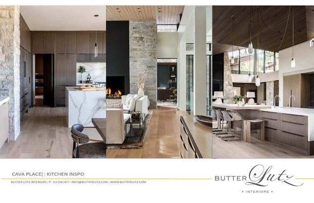 Fireplace, Interior, Kitchen, Living room, Pendant Lights, Stone Walls, Wooden Ceilings, Wood Texture Flooring