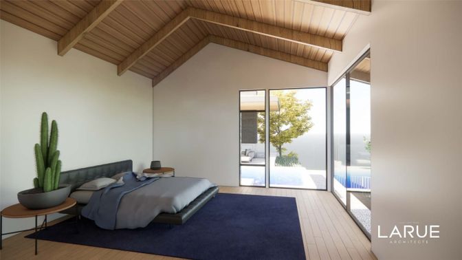 Bedroom, Interior, Wooden Beams, Wooden Ceilings, Wood Texture Flooring