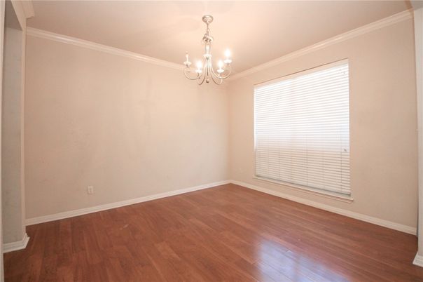 Chandelier, Empty room, Interior, Wood Texture Flooring