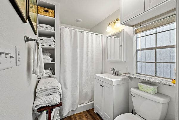 Bathroom, Interior, Wood Texture Flooring