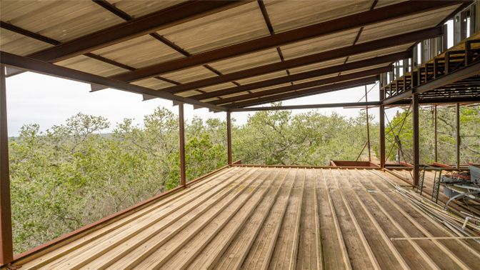 Exterior, Wood Texture Flooring