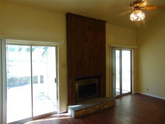 Empty room, Fireplace, Interior, Wood Texture Flooring
