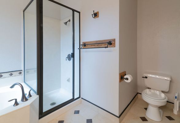 Bathroom, Glass Shower, Interior