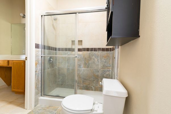 Bathroom, Glass Shower, Interior