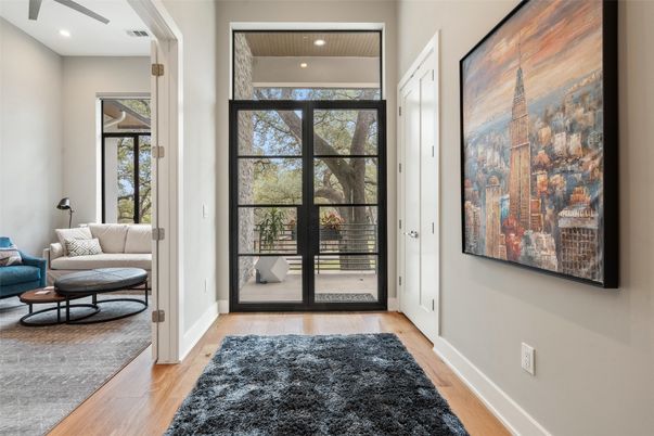 Interior, Recessed Lighting, Wood Texture Flooring