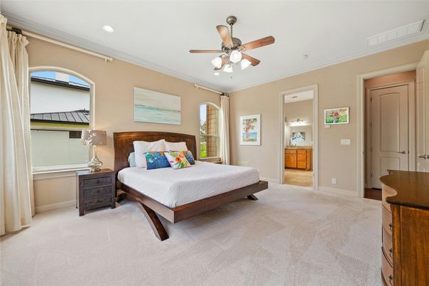 Bedroom, Interior, Recessed Lighting