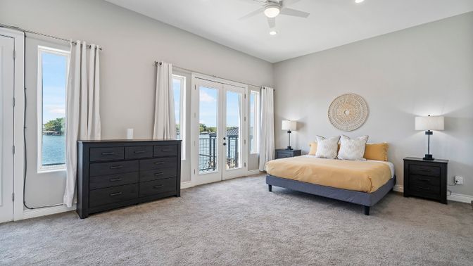 Bedroom, Interior, Recessed Lighting