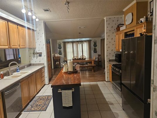 Dining room, Interior, Kitchen, Living room, Wood Texture Flooring