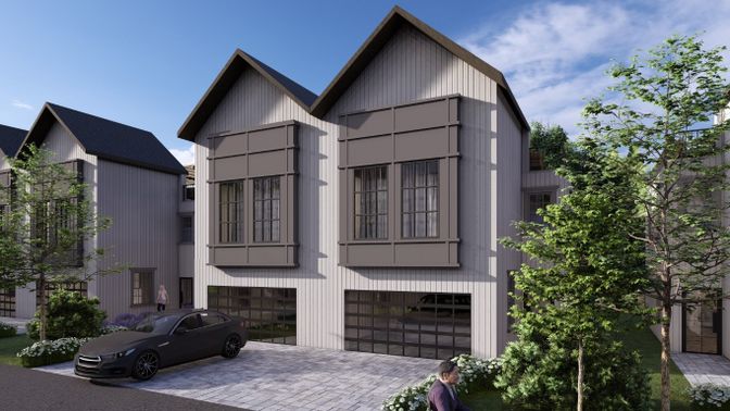 Attached, Exterior, Facade, Farmhouse