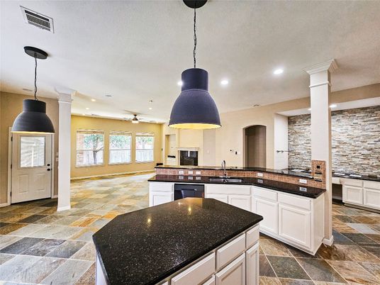 Interior, Kitchen, Pendant Lights, Recessed Lighting