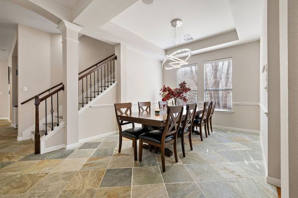 Dining room, Interior, Pendant Lights