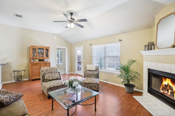 Fireplace, Interior, Living room, Wood Texture Flooring
